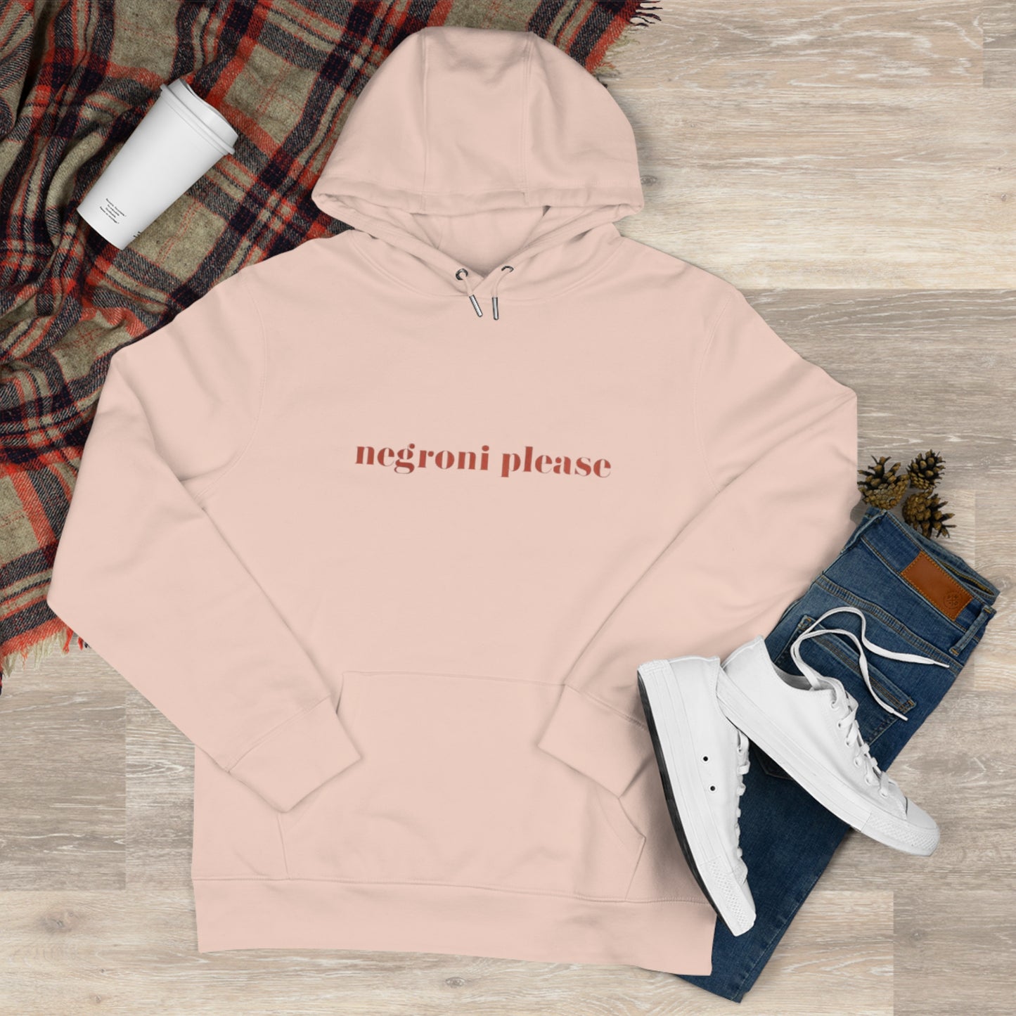 Chic Negroni Hoodie: Casual Drink Lover's Sweatshirt, Perfect Gift for Cocktail Enthusiasts, Cozy Lounge Wear, Ideal for Parties & Events