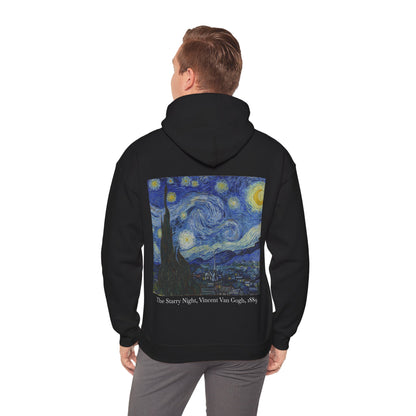 Starry Night Hoodie — Van Gogh Art Print Pullover