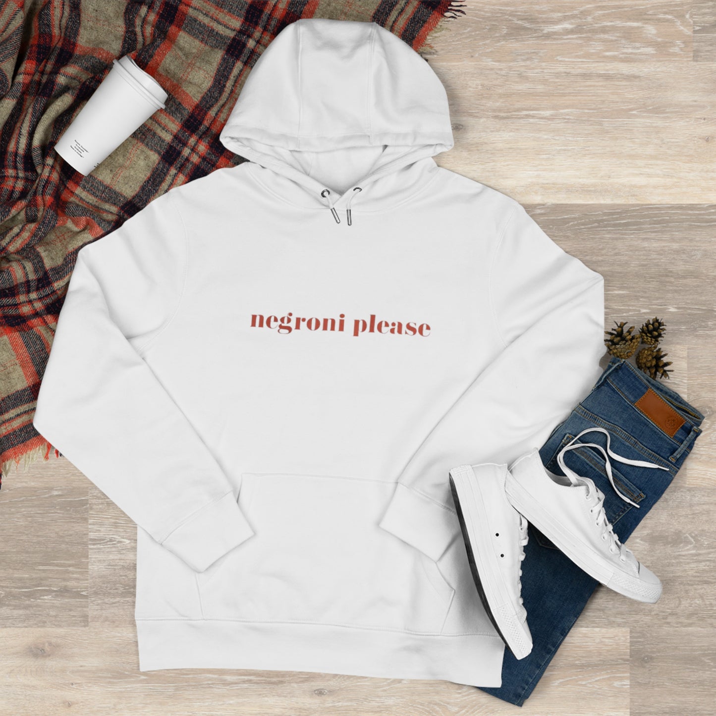Chic Negroni Hoodie: Casual Drink Lover's Sweatshirt, Perfect Gift for Cocktail Enthusiasts, Cozy Lounge Wear, Ideal for Parties & Events